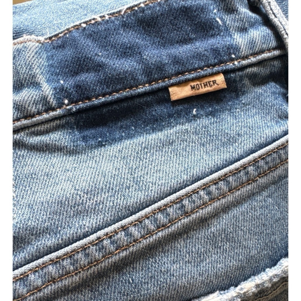 Mother Superior The Insider Crop Step Fray Jeans in Holy Melancholy Size 25 - Picture 5 of 8